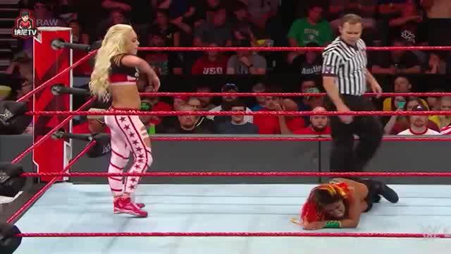 女子wwe摔角比赛,ember moonvs李维生